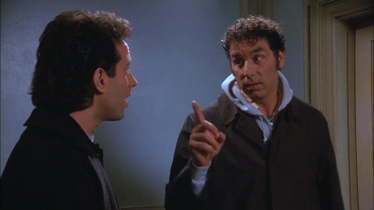 Jerry: (referring to the East River) How could you swim in that water? Kramer: I saw a couple of other guys out there. Jerry: Swimming? Kramer: Floating, they weren